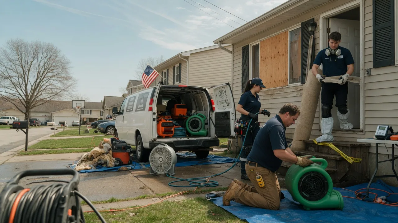 Water Damage Restoration in Carrollton, OH near me